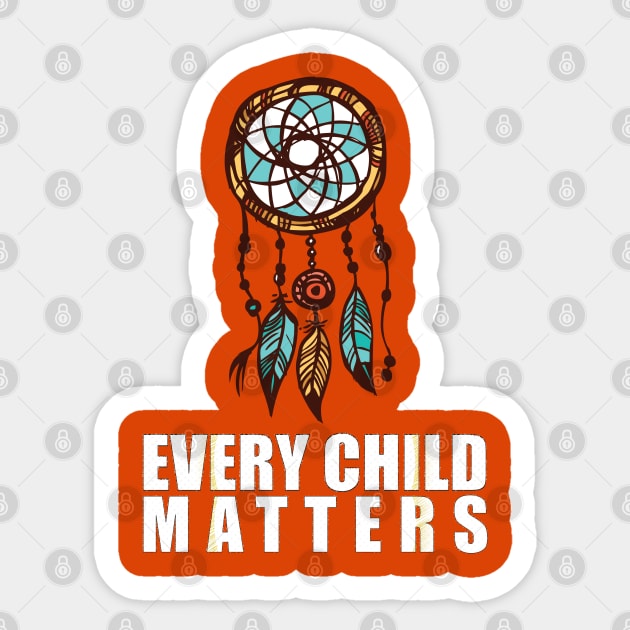 Every Child Matters Sticker by BOM TSHIRTS